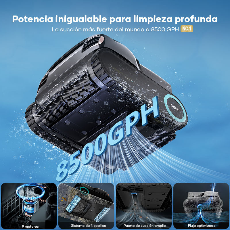 Aiper Scuba X1 Pro Max Robot de piscina inalámbrico