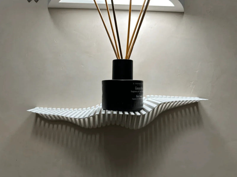 Prateleira Ondina II - Design Orgânico com Elegância Contemporânea