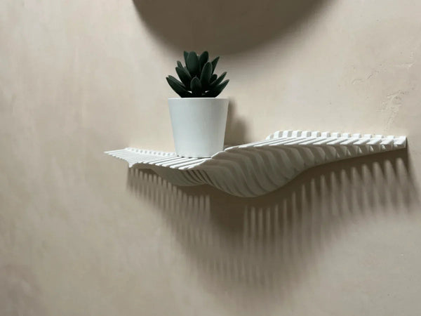 Prateleira Ondina II - Design Orgânico com Elegância Contemporânea
